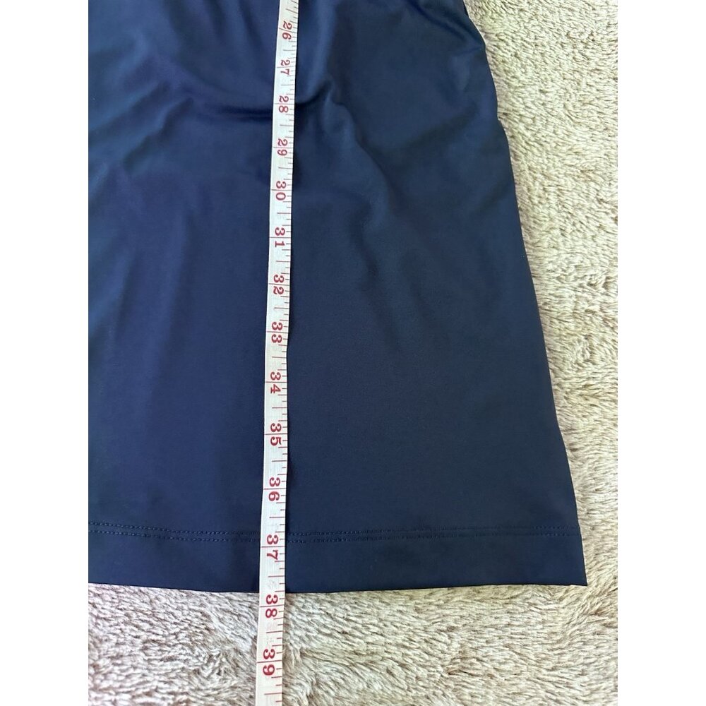Columbia Navy Sleeveless Scoop Neck Freezer Women's Dress - Picture 15 of 16